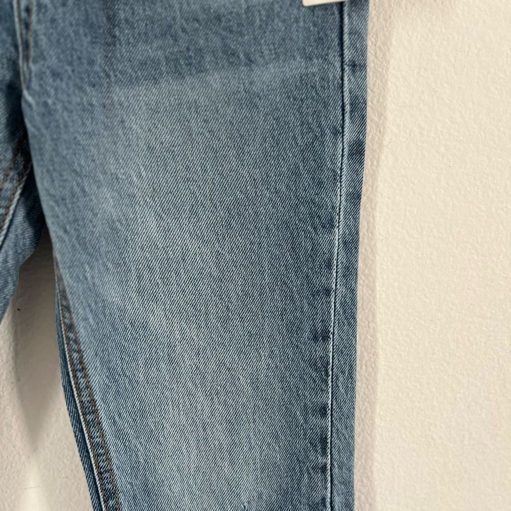 Size 10 girls blue jeans with adjustable waist. 7 For all mankind brand. - Picture 5 of 13